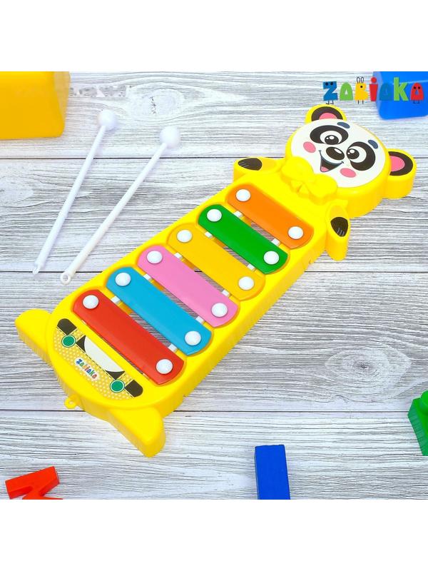 Металлофон «Панда», цвета МИКС