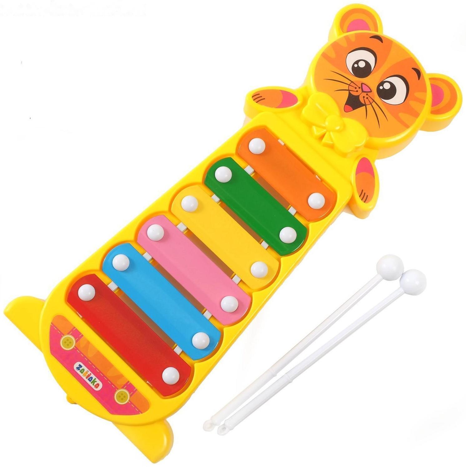 Металлофон «Котёнок», цвета МИКС