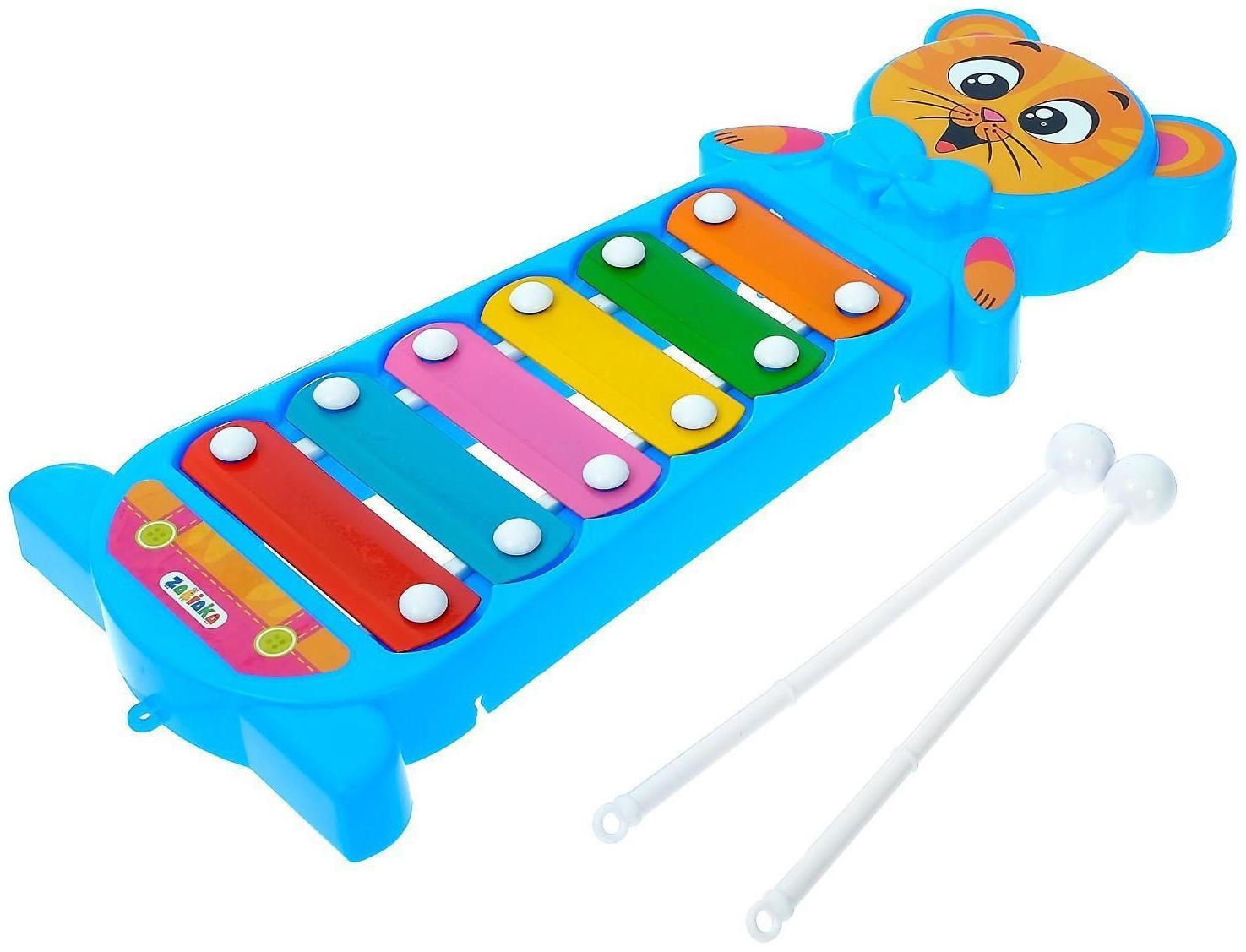 Металлофон «Котёнок», цвета МИКС