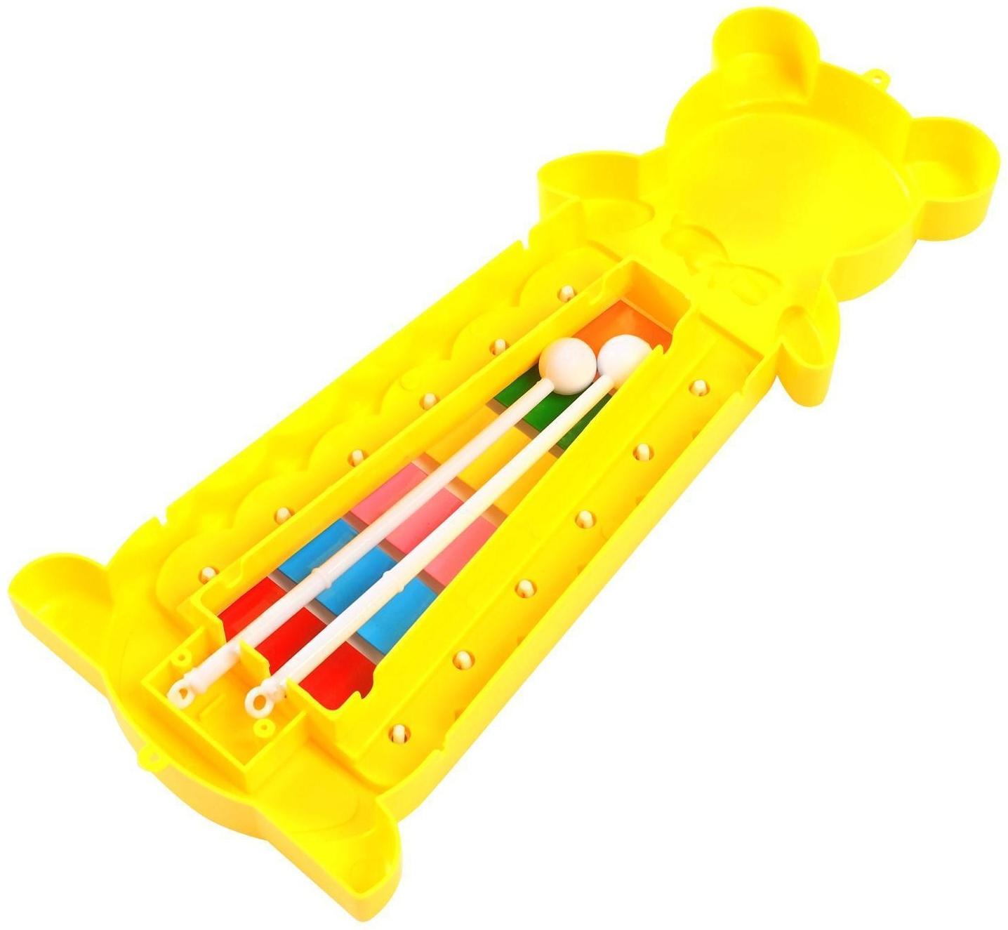 Металлофон «Котёнок», цвета МИКС