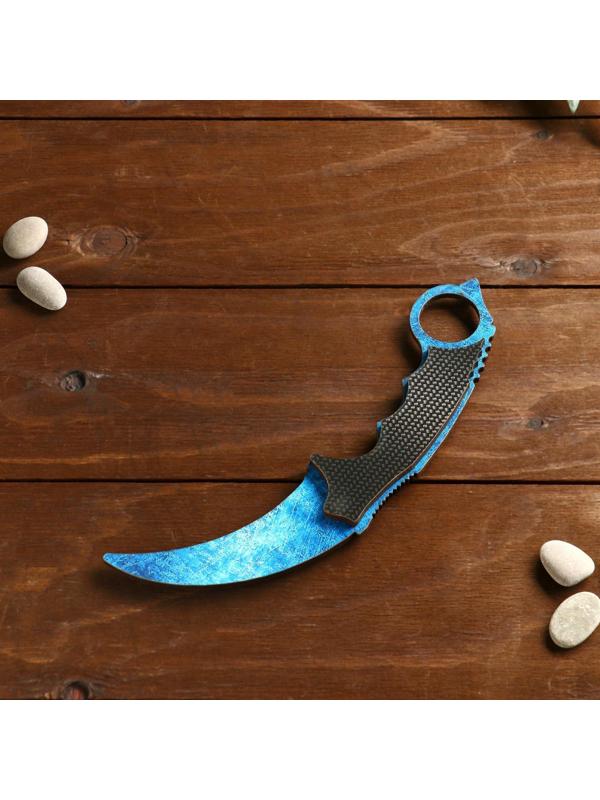 Сувенирное оружие из дерева «Керамбит, допплер»