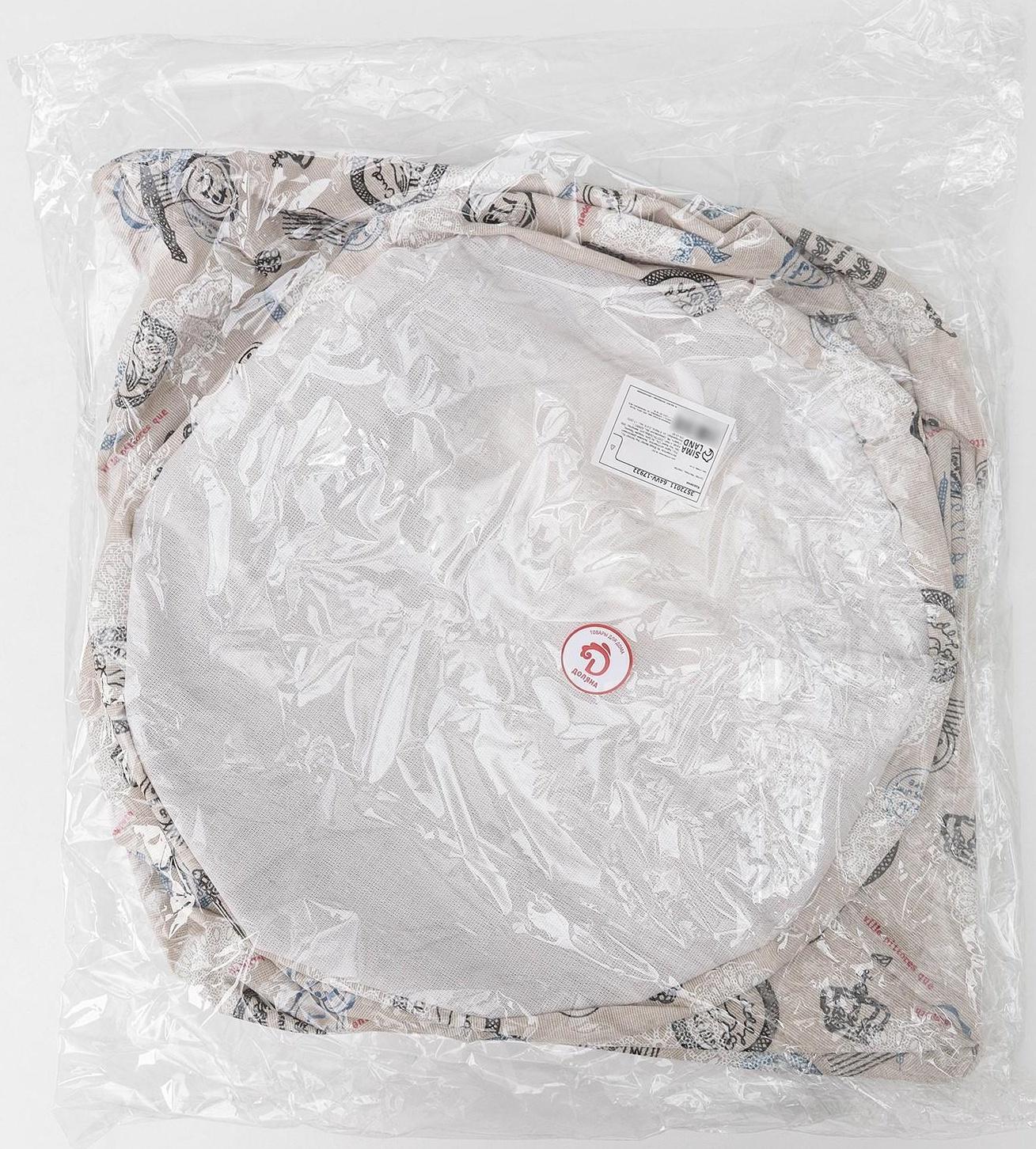 Корзина бельевая текстильная Доляна «Париж», 35×35×60 см