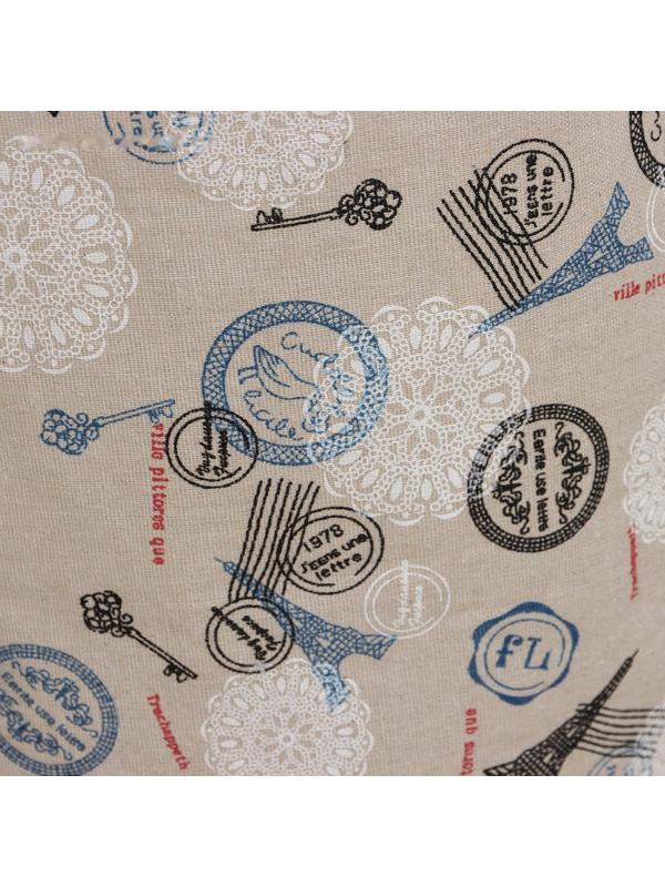 Корзина бельевая текстильная Доляна «Париж», 35×35×60 см