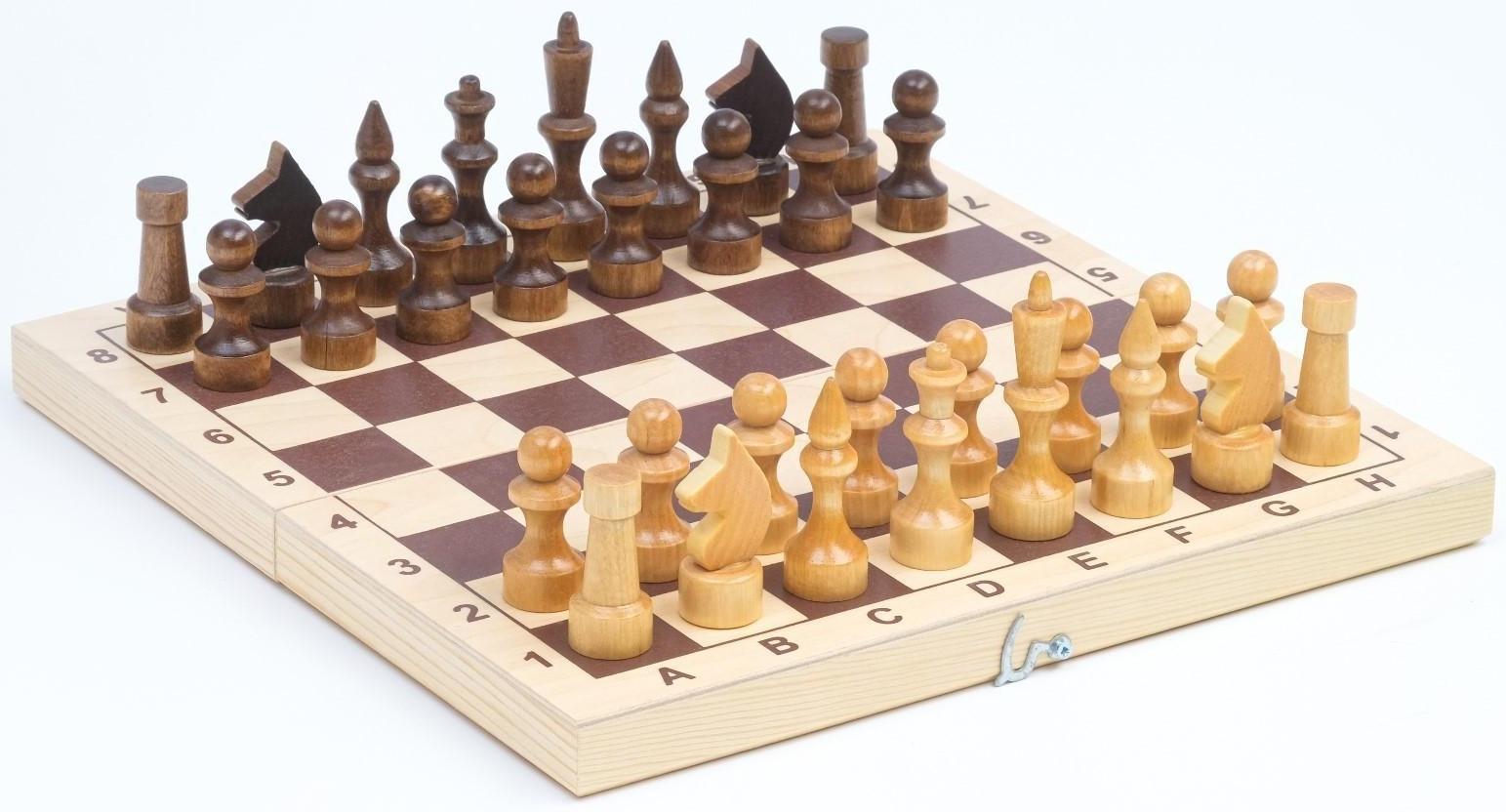 Настольная игра 3 в 1: шахматы, шашки, нарды, доска дерево 29 х 29 см