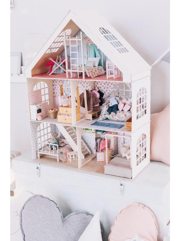 Кроватка для игрушки–малютки «Для дружной семейки», набор для шитья, 21 × 29,7 × 1 см