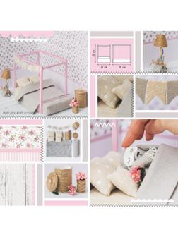 Кроватка для игрушки–малютки «Сладких снов», набор для шитья, 21 × 29,7 × 1 см