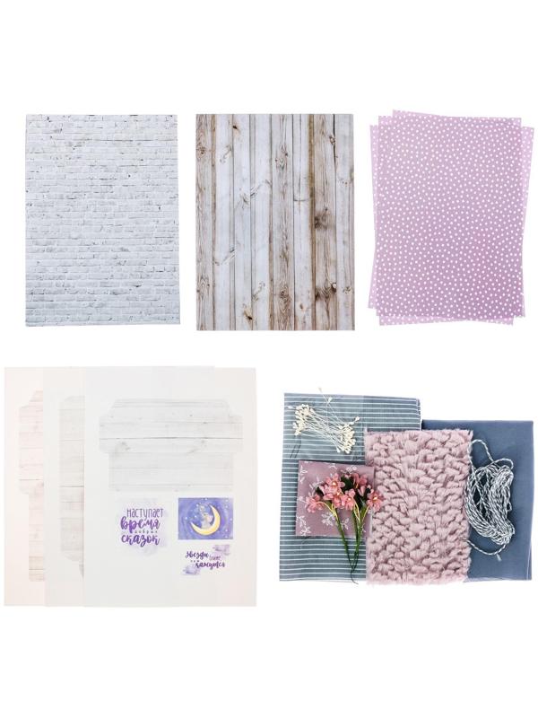 Кроватка для игрушки–малютки «Как у взрослых», набор для шитья, 21 × 29,7 × 1 см