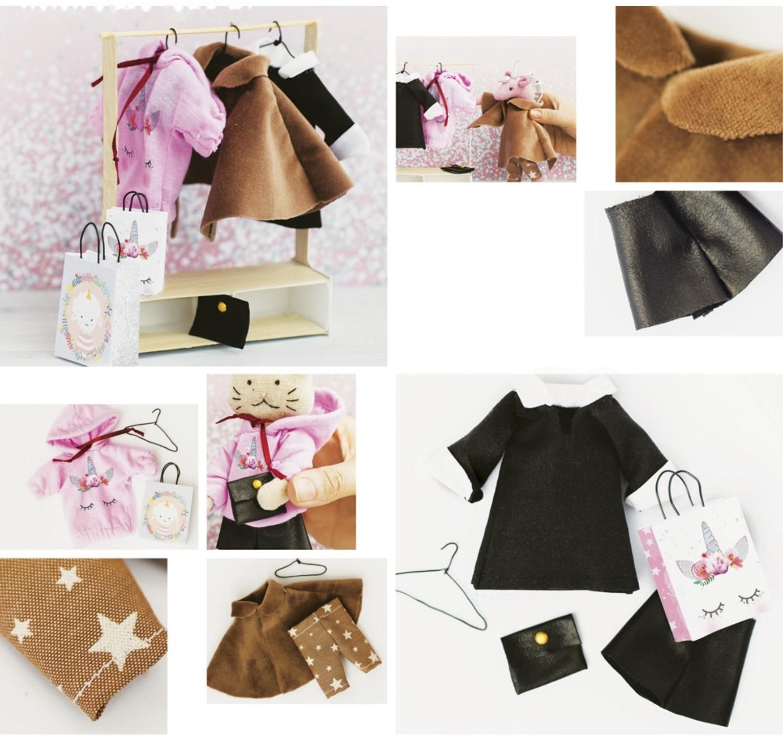 Гардероб и одежда для игрушек малюток, «Тепло и уют», набор для шитья, 21 × 29,5 × 0,5 см