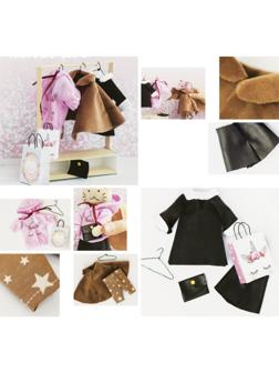 Гардероб и одежда для игрушек малюток, «Тепло и уют», набор для шитья, 21 × 29,5 × 0,5 см