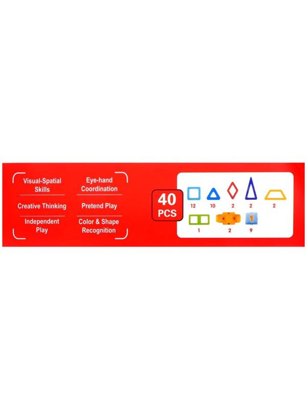 Конструктор магнитный «Мини-магический магнит», 40 деталей