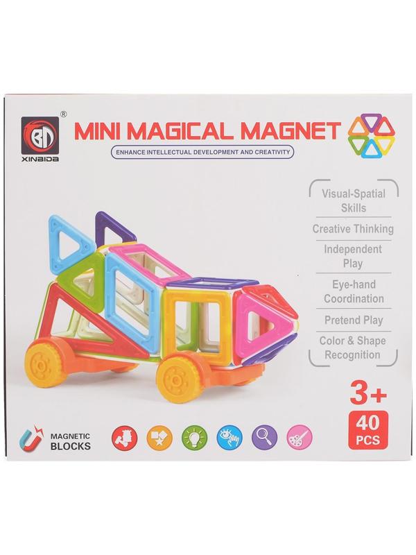 Конструктор магнитный «Мини-магический магнит», 40 деталей