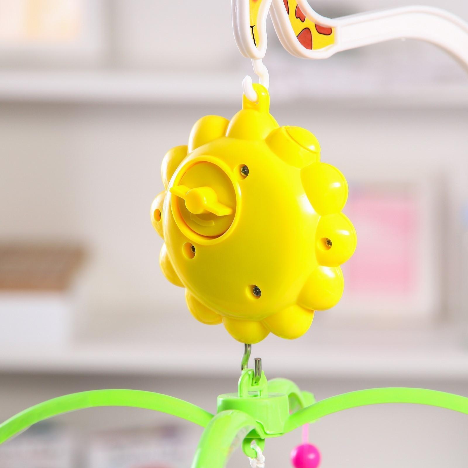 Музыкальный мобиль «Пряничный домик. Птички-погремушки», в пакете