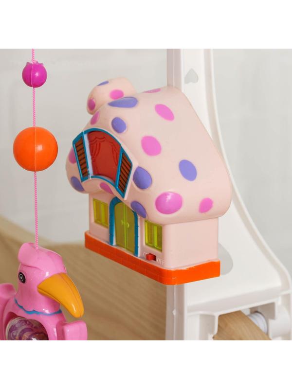 Музыкальный мобиль «Пряничный домик. Птички-погремушки», в пакете