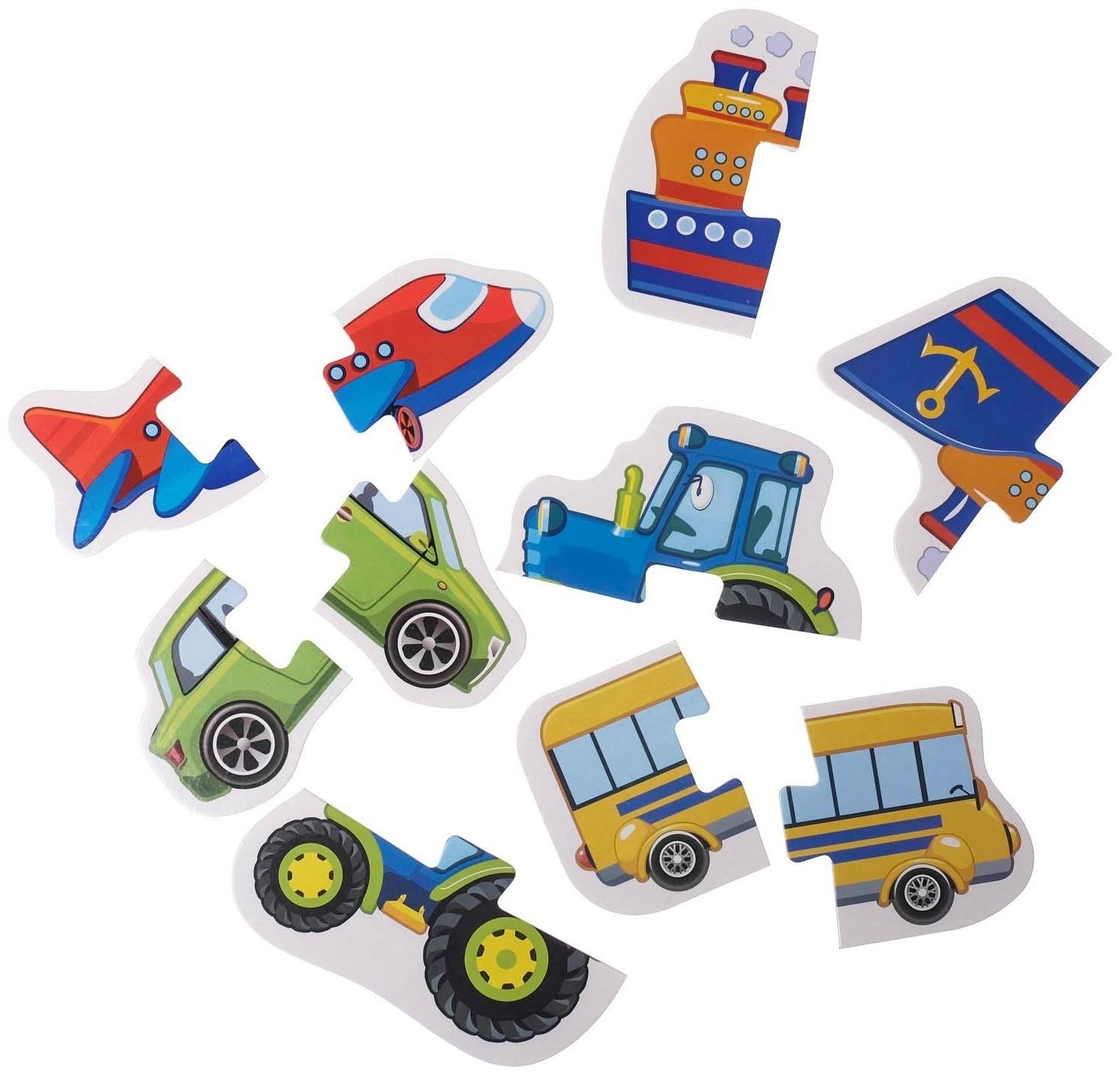 Макси-пазлы «Весёлый транспорт»