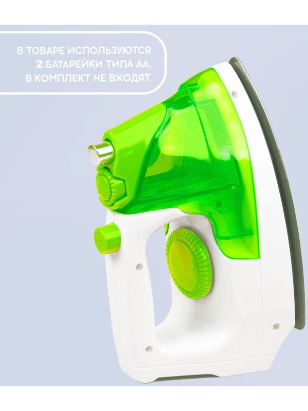 Утюг «Мини-дом», со световыми и звуковыми эффектами, распыляет воду