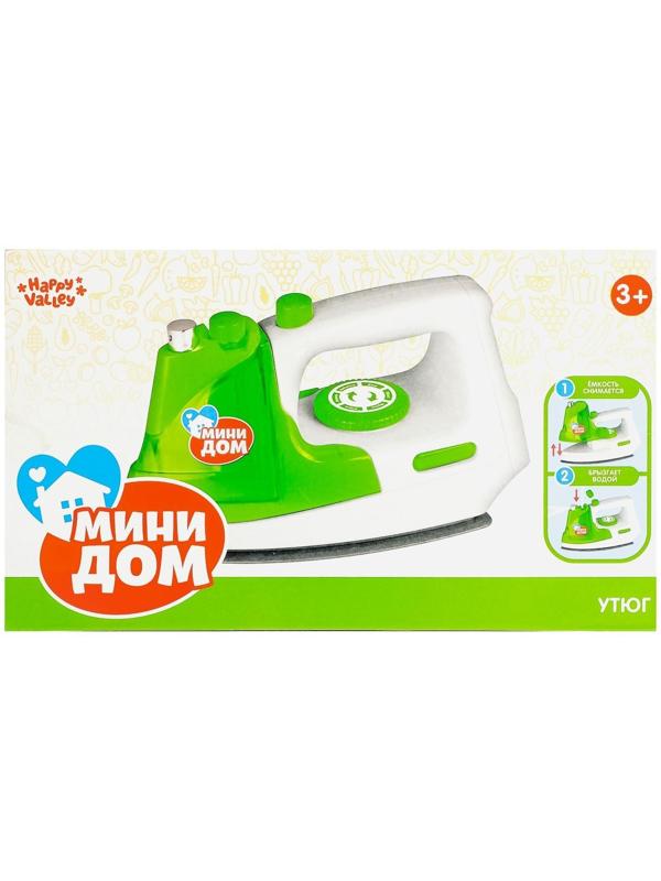 Утюг «Мини-дом», со световыми и звуковыми эффектами, распыляет воду