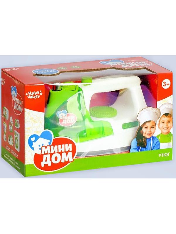 Утюг «Мини-дом», со световыми и звуковыми эффектами, распыляет воду