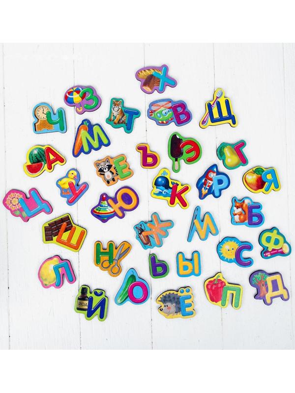 Азбука деревянная, на магнитах, буква: 6 см