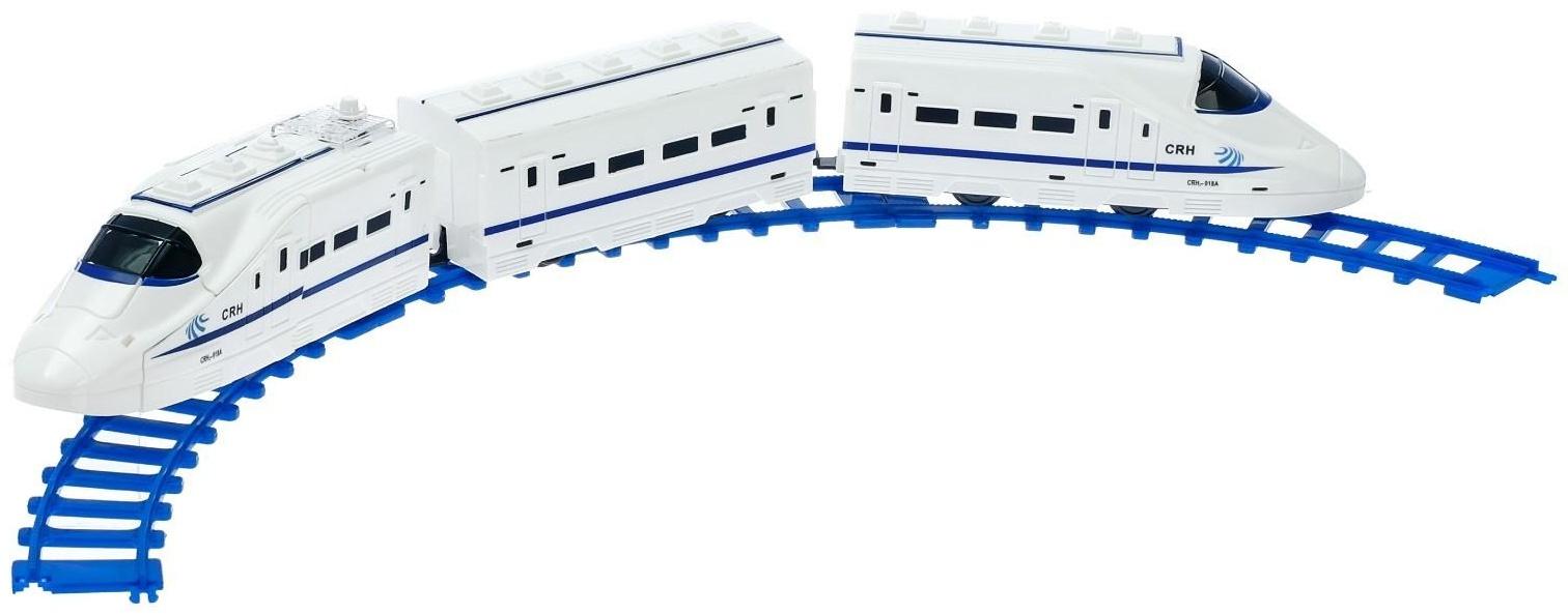 Железная дорога «Робот», работает от батареек, свет и звук