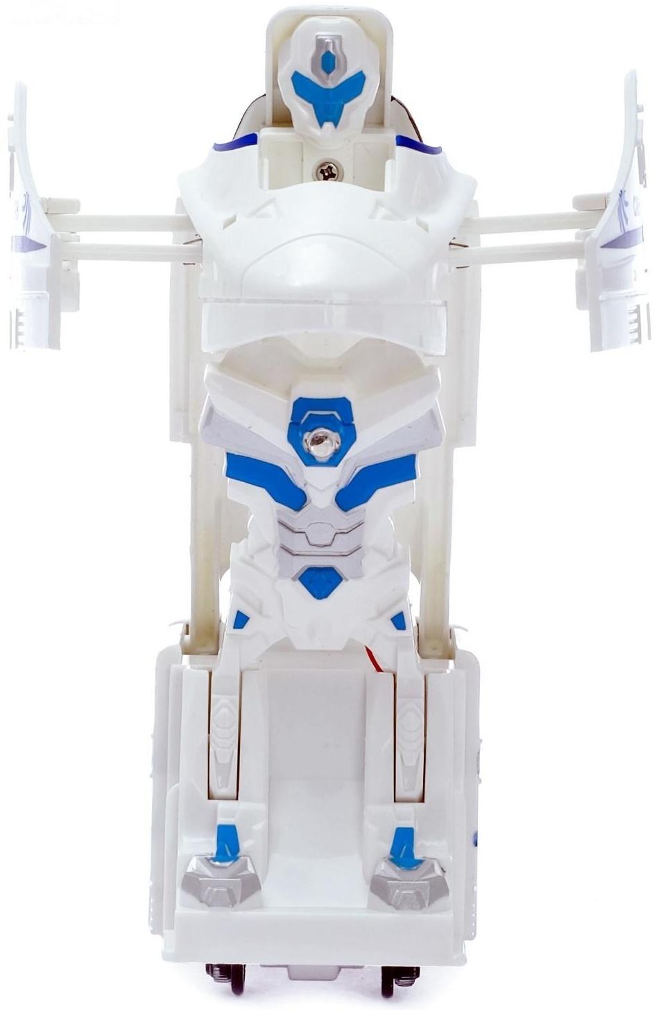 Железная дорога «Робот», работает от батареек, свет и звук