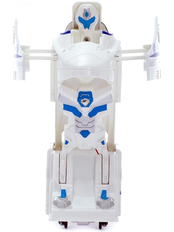 Железная дорога «Робот», работает от батареек, свет и звук