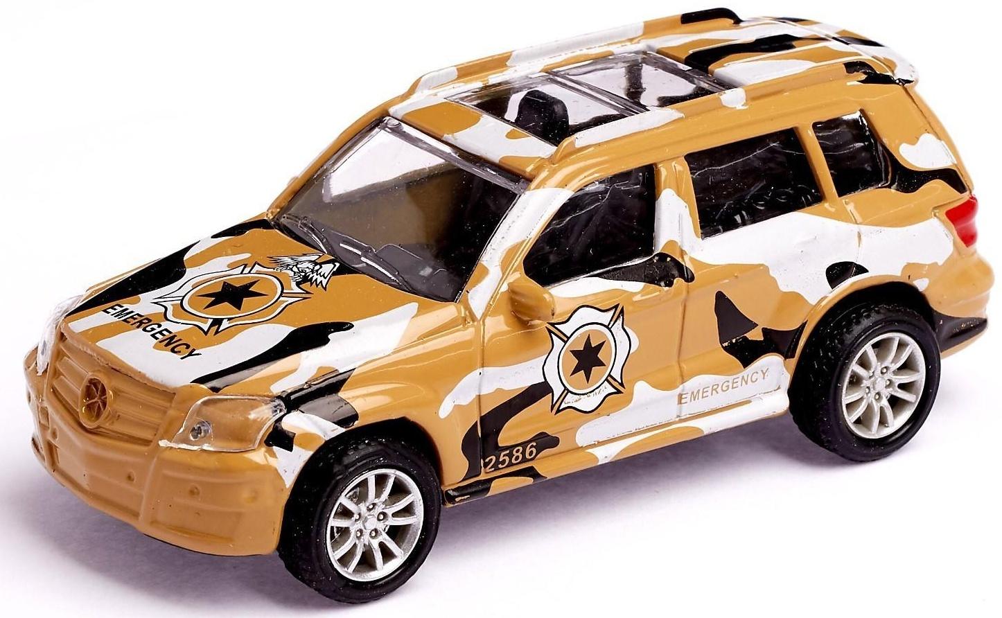 Машина металлическая «Армия», масштаб 1:43, инерция, МИКС