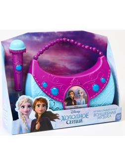 Музыкальный микрофон-сумочка «Холодное cердце», звук, свет