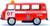 Машина металлическая «Микроавтобус пожарная служба», инерционная, масштаб 1:43, МИКС