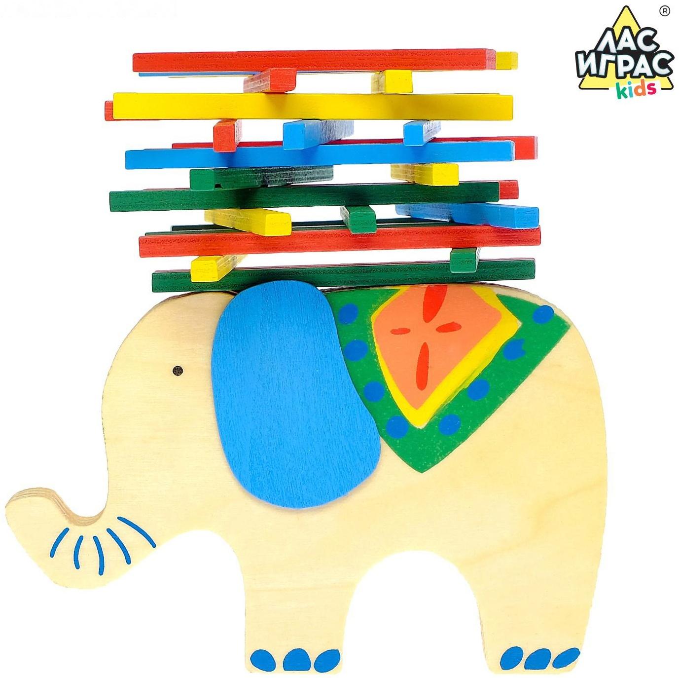 Настольная игра на равновесие «Слон и башня»