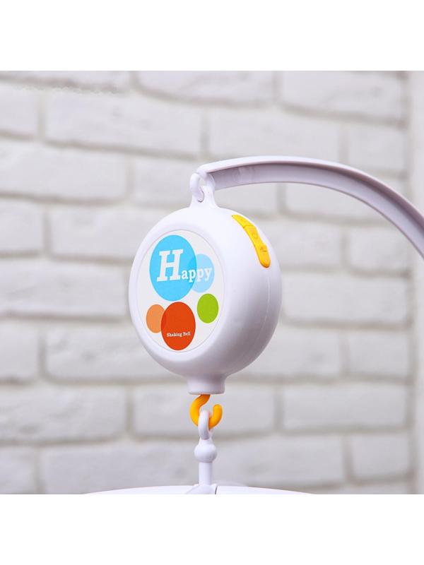 Мобиль музыкальный «Облака. Машинки», работает от батареек