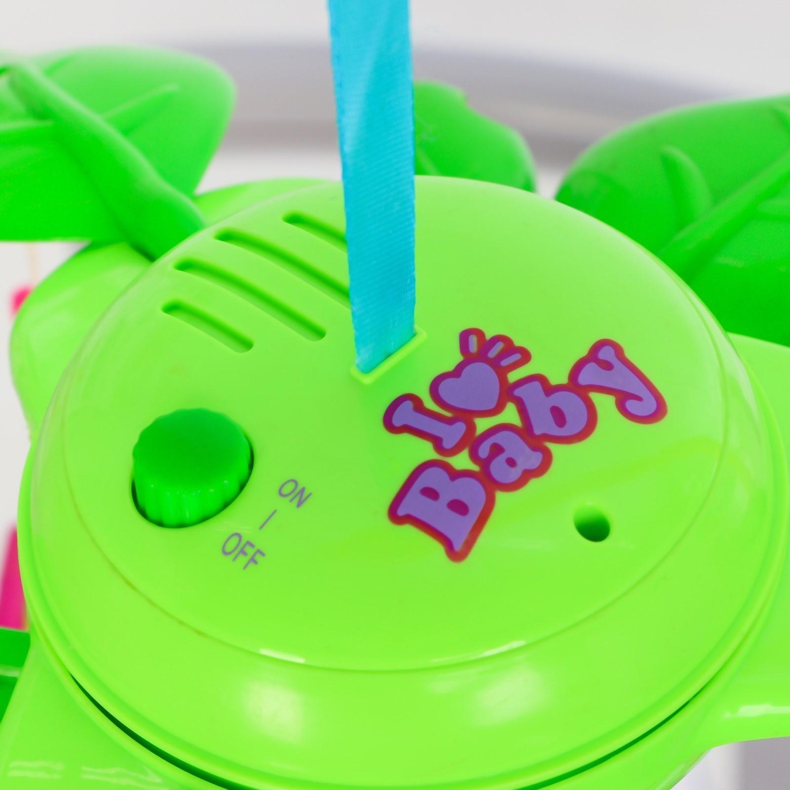 Мобиль музыкальный «Фрукты», работает от батареек