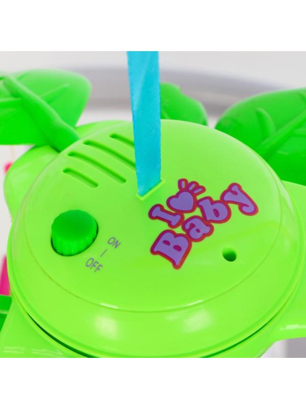 Мобиль музыкальный «Фрукты», работает от батареек