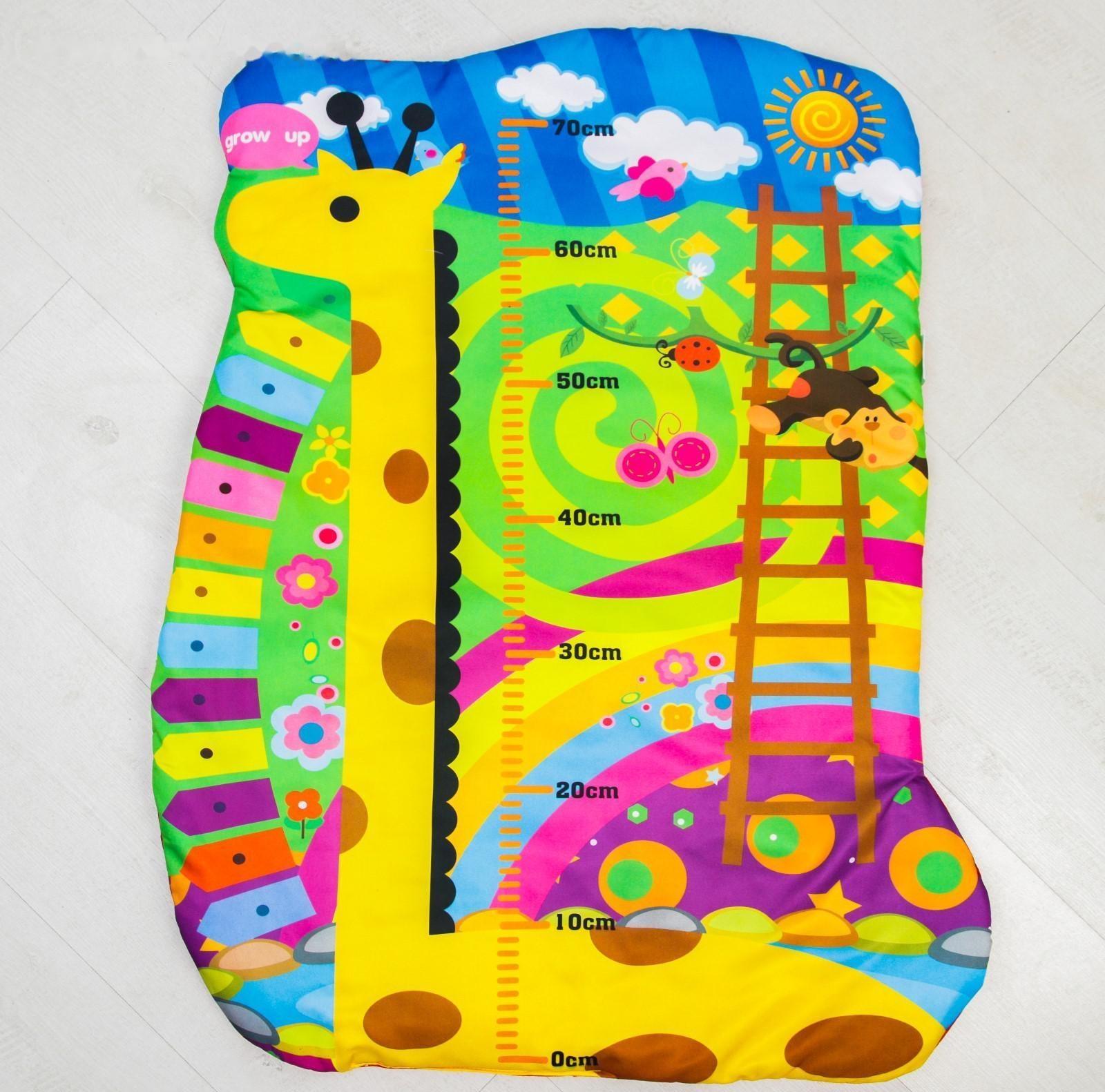 Развивающий коврик с дугами «Ростомер Жирафик», р-р 81х68х0,5 см.