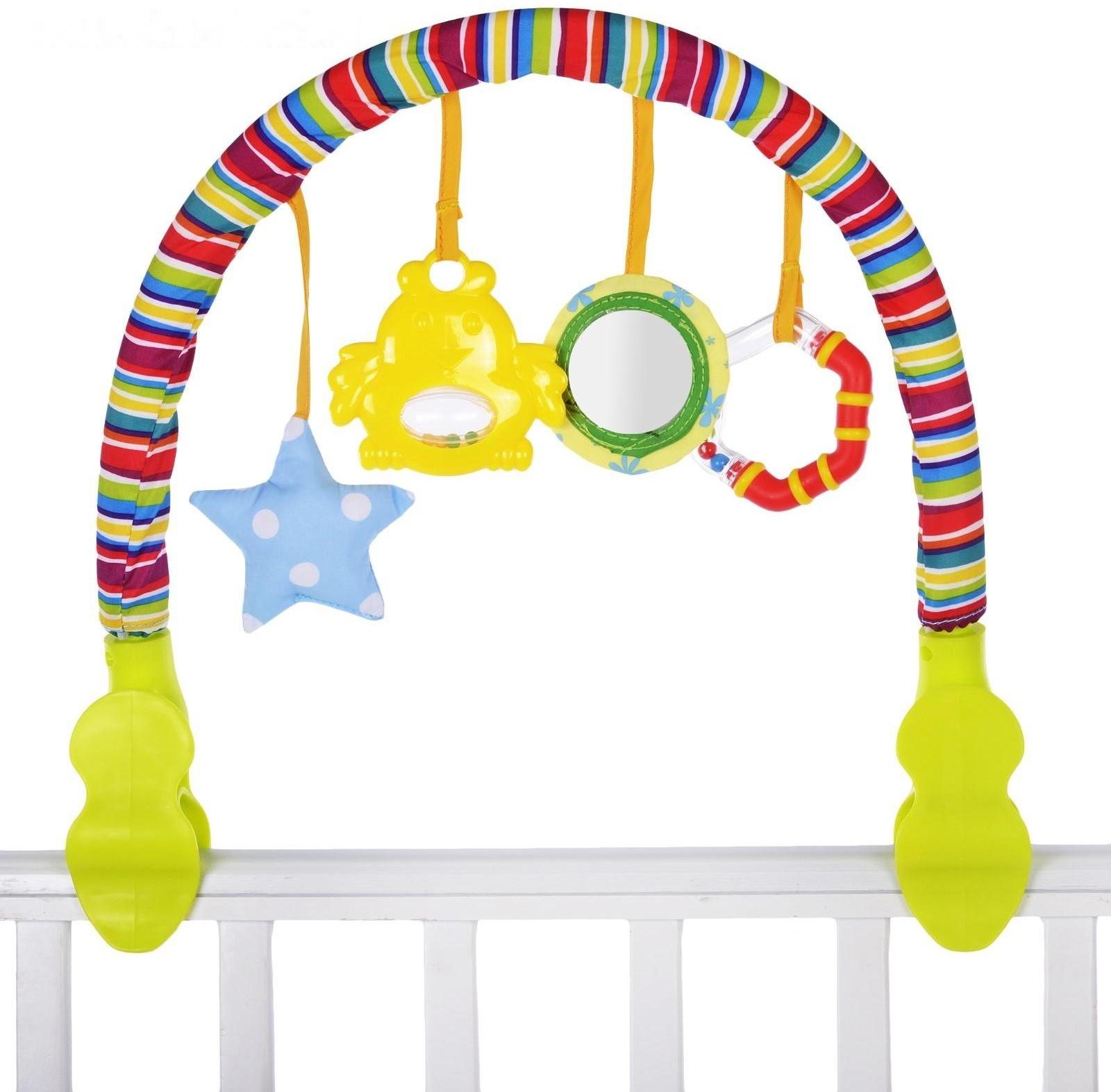 Дуга игровая мягкая на коляску/кроватку «Забава», р-р 24-84