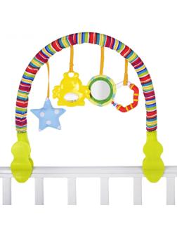 Дуга игровая мягкая на коляску/кроватку «Забава», р-р 24-84