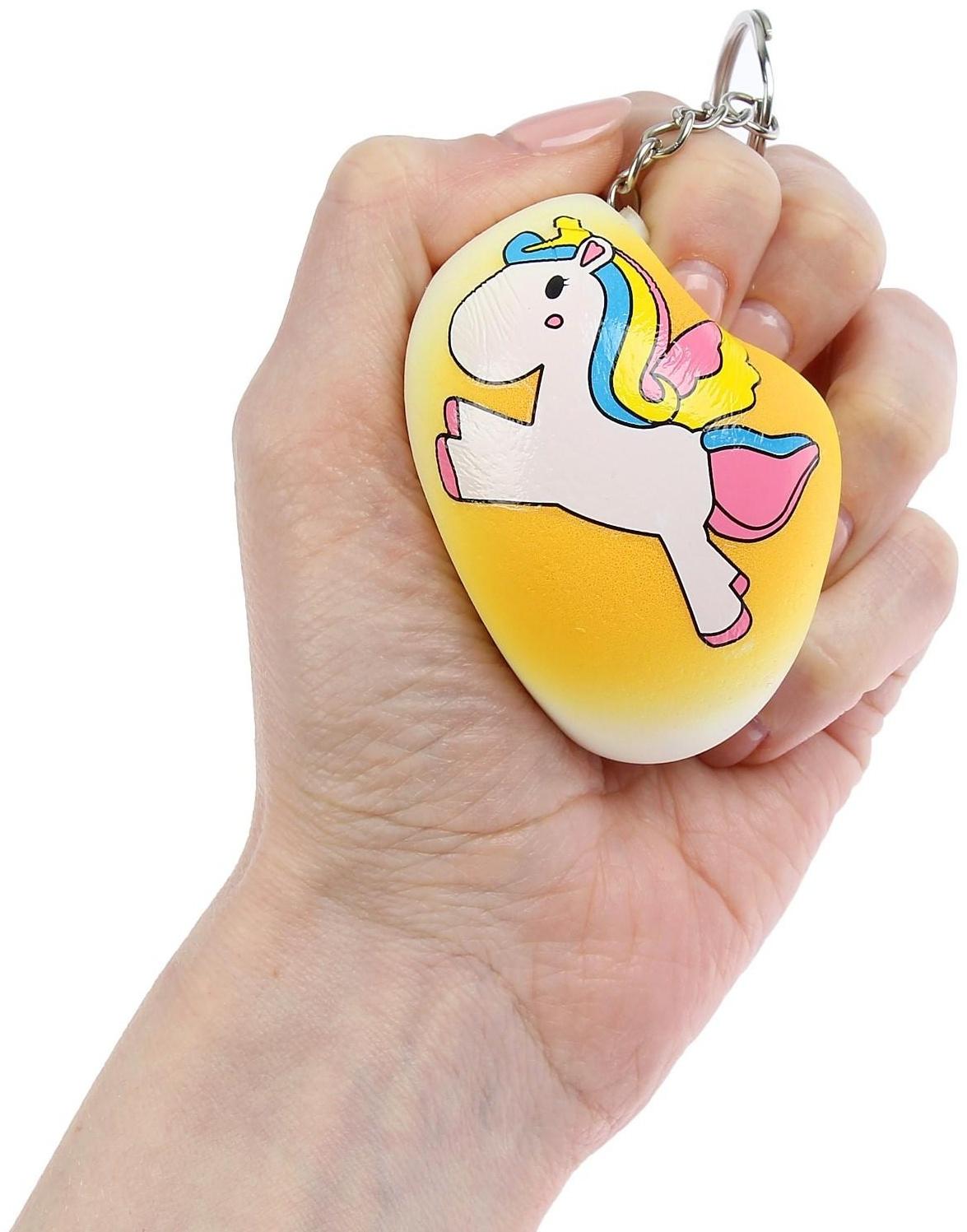 Мялка-сквиши «Единорог», на брелоке, виды МИКС