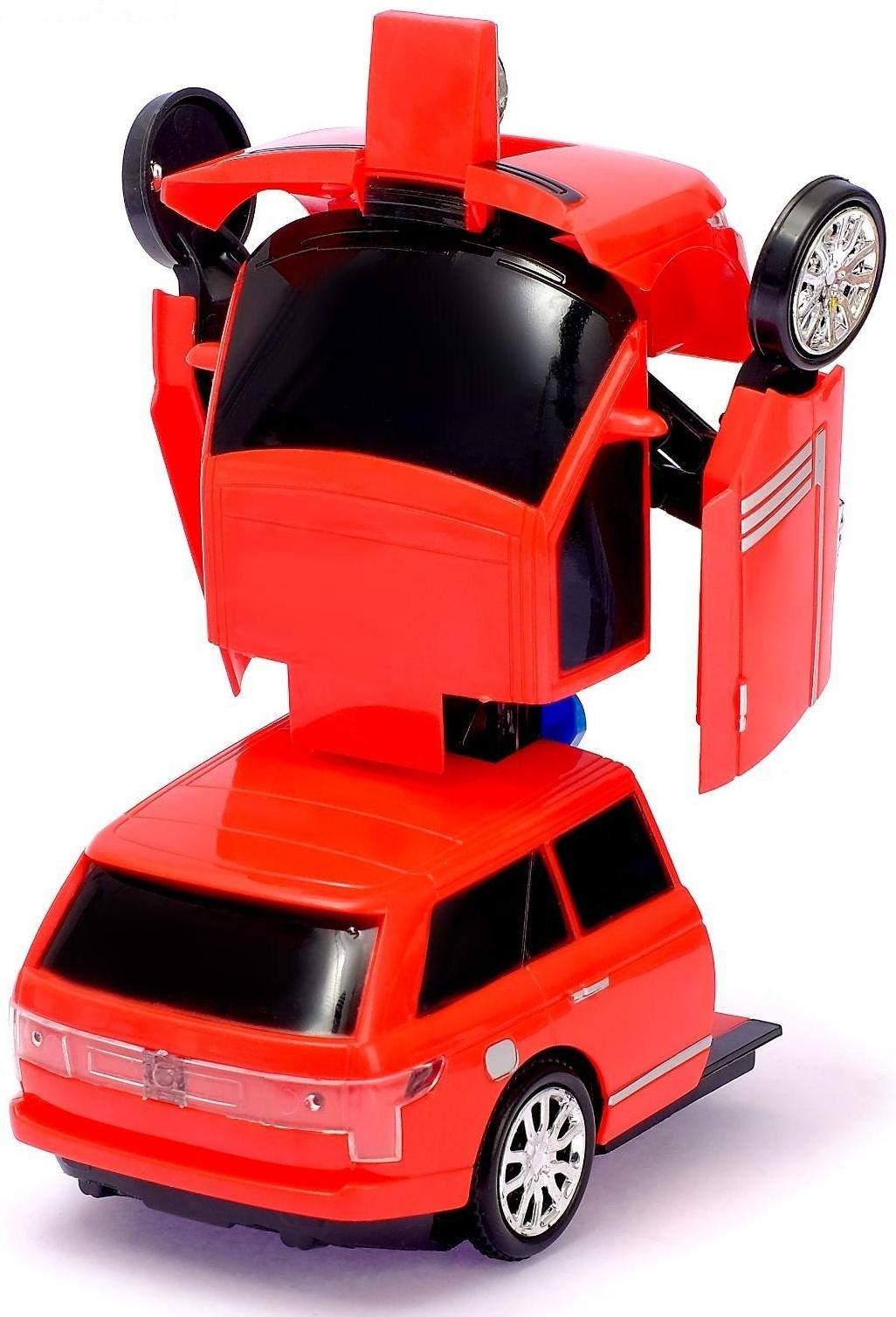 Робот радиоуправляемый «Воин дорог», трансформируется, световые и звуковые эффекты, цвета МИКС