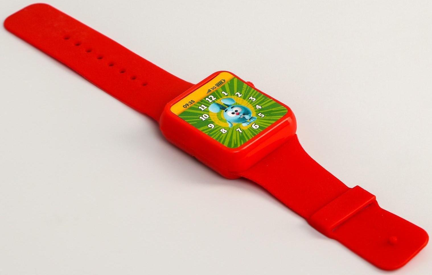 Часы музыкальные «Смешарики: Весёлые часики», звук, работает от батареек