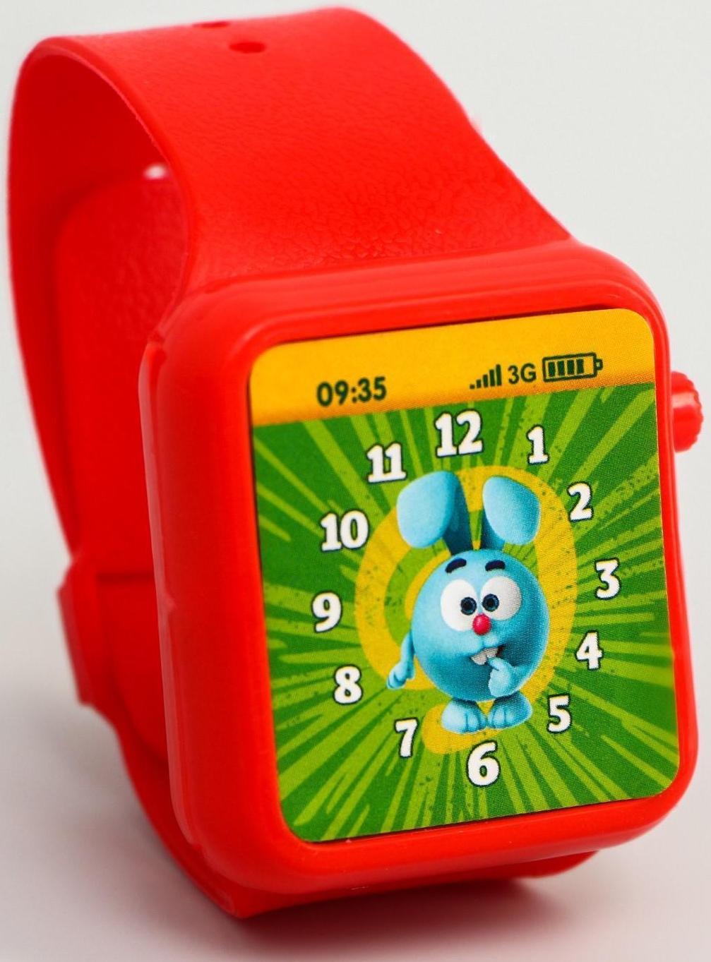 Часы музыкальные «Смешарики: Весёлые часики», звук, работает от батареек