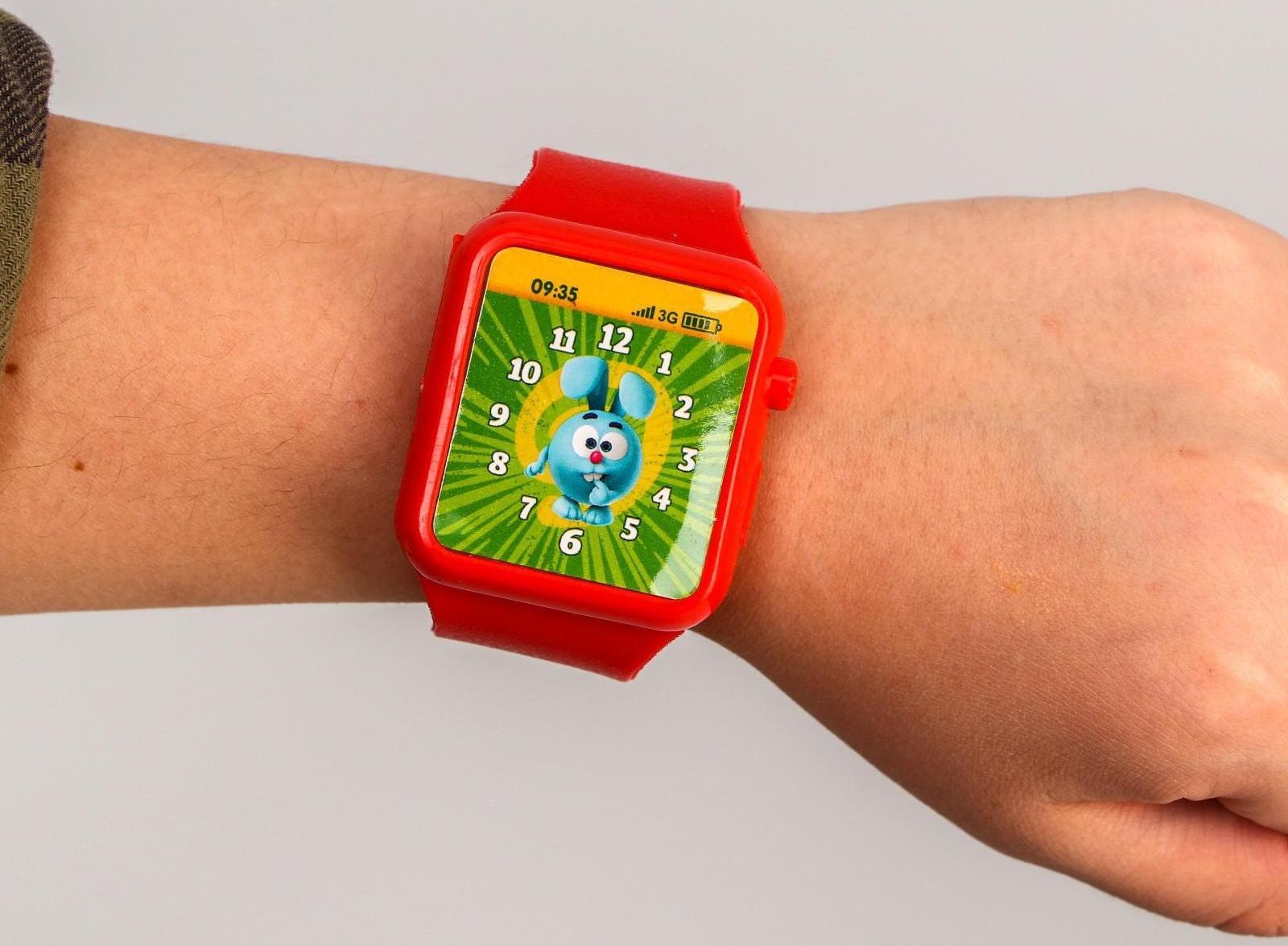 Часы музыкальные «Смешарики: Весёлые часики», звук, работает от батареек