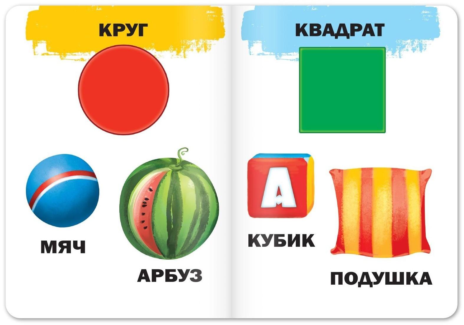 Книги картонные развивающие, набор 4 шт., по 10 стр.