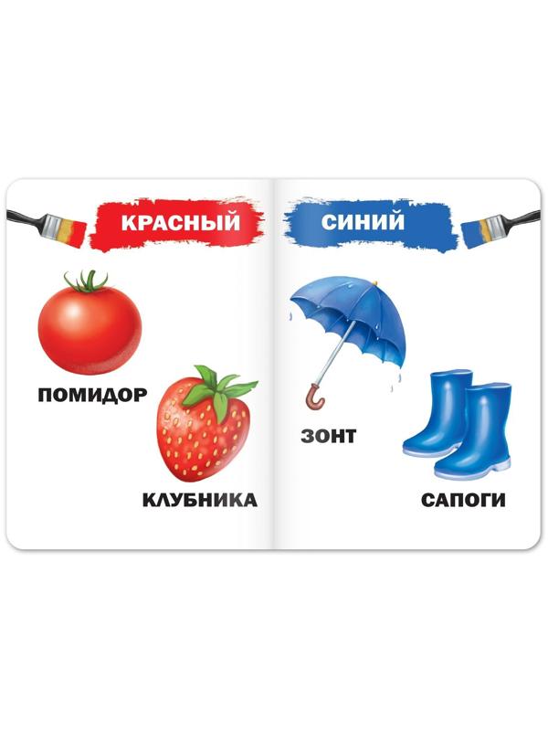 Книги картонные развивающие, набор 4 шт., по 10 стр.