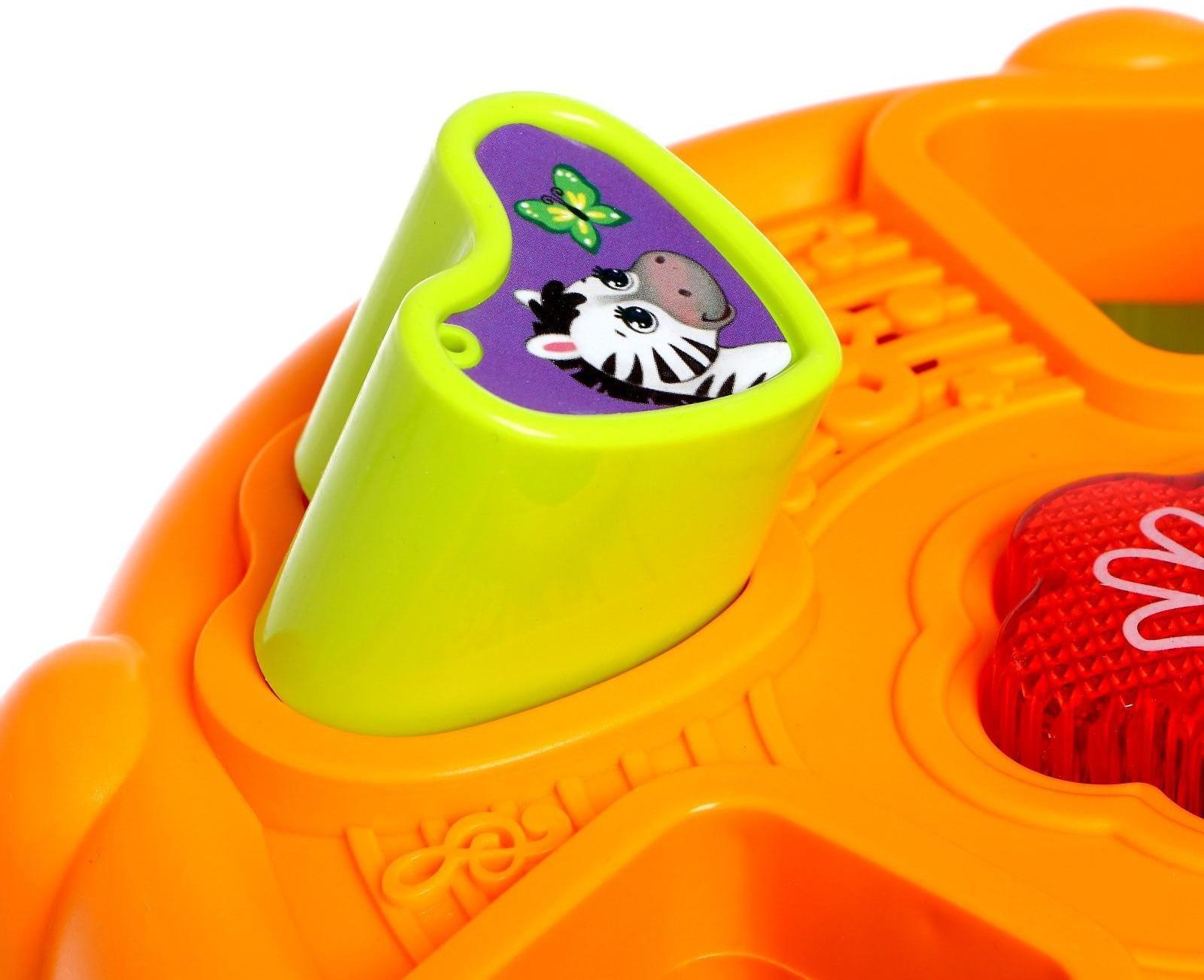 Развивающая игрушка «Музыкальный сортер», звук, цвет МИКС