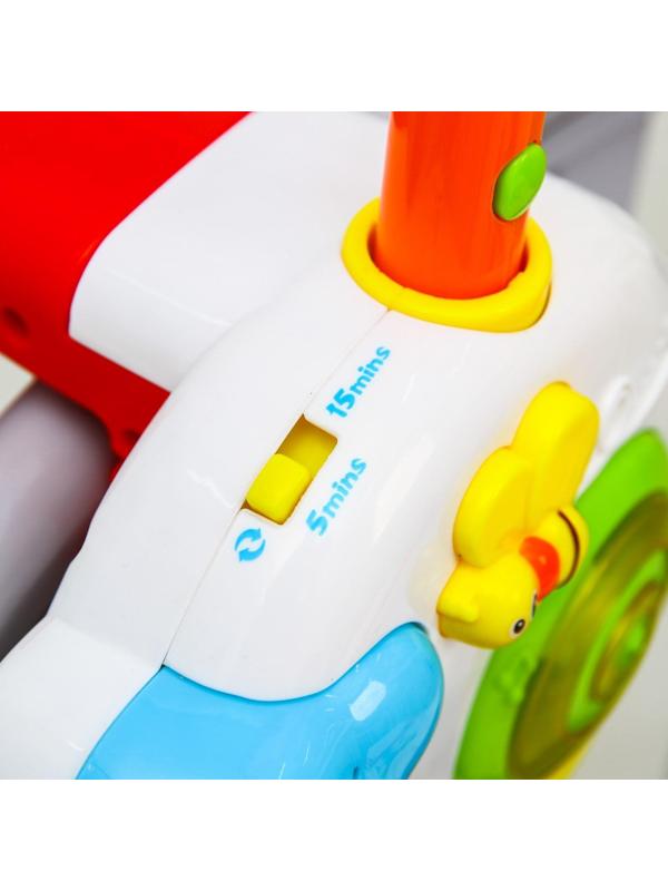 Мобиль музыкальный «Зверята» с ночником, работает от батареек