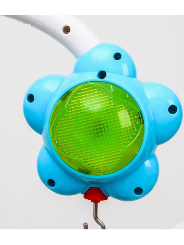 Мобиль музыкальный «Зверята» с ночником, работает от батареек