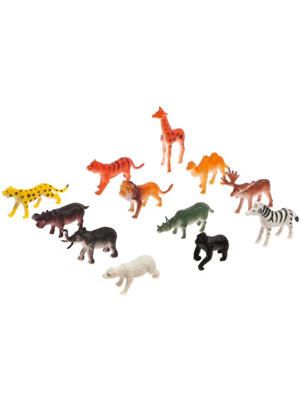 Обучающий набор «Животные со всего света»: животные и плакат, по методике Монтессори