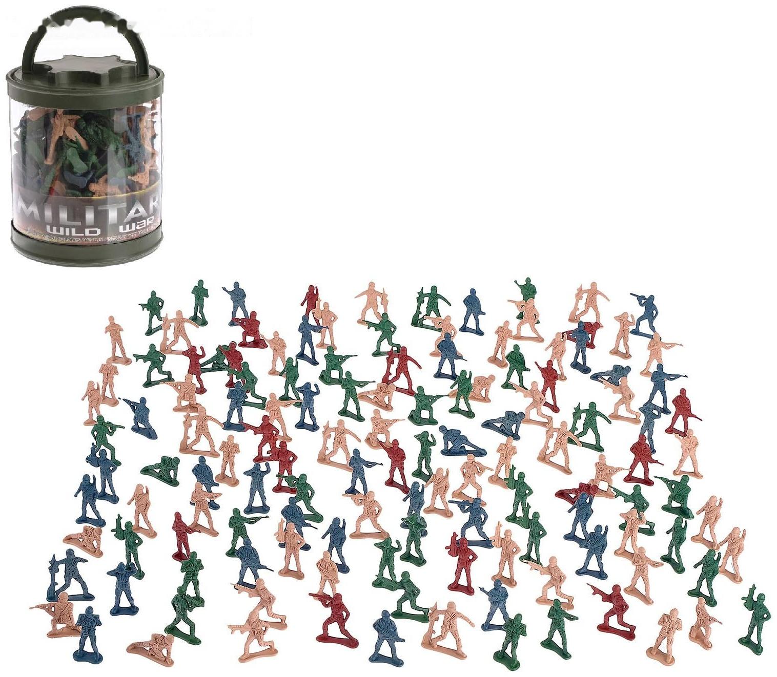 Набор «Бравая армия», 130 солдатиков, МИКС