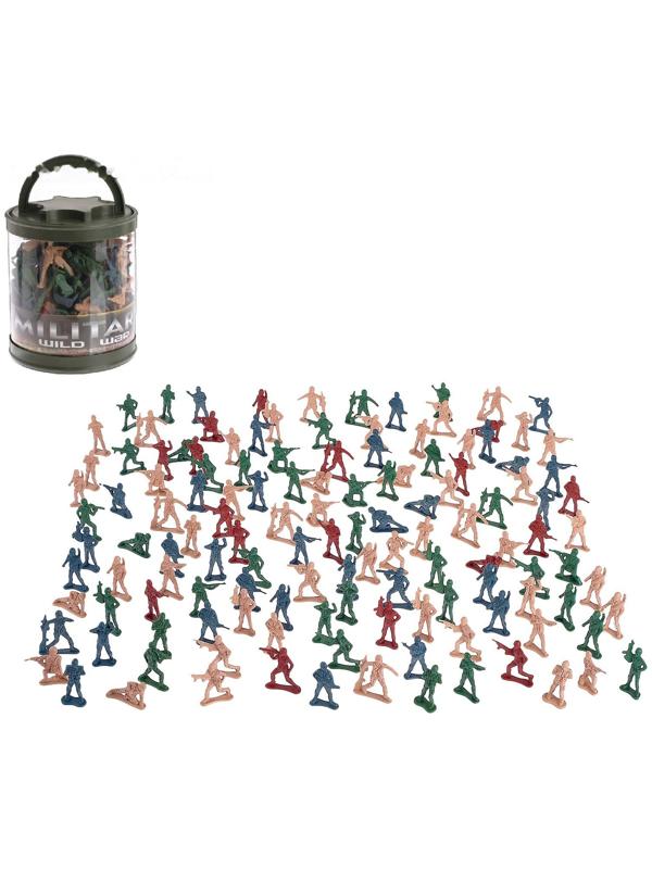 Набор «Бравая армия», 130 солдатиков, МИКС