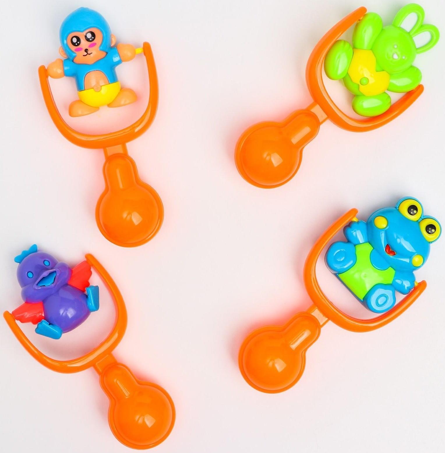 Погремушка «Зверята», виды МИКС