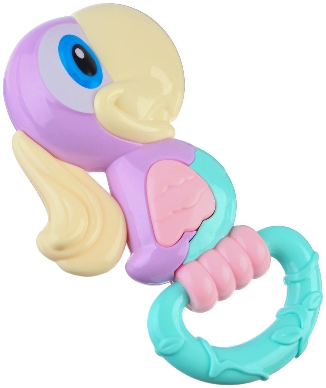 Набор погремушек «Попугай и кораблик», 2 шт.